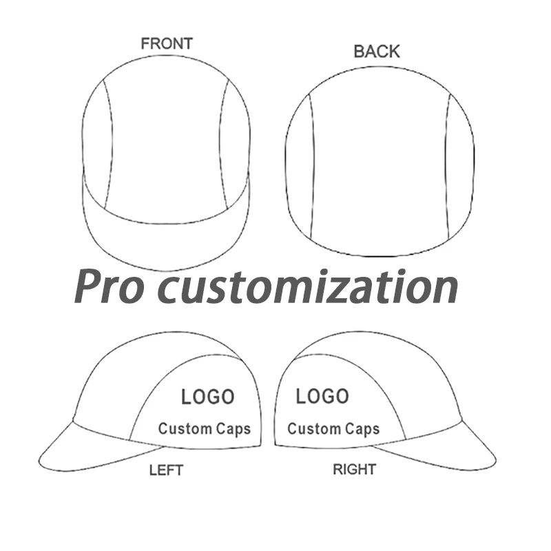 Customized Bike Hat Cycling Caps Unisex Fits Most