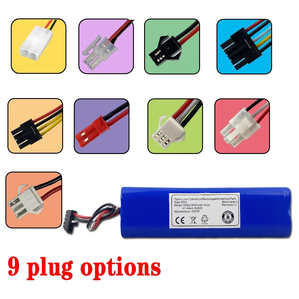 

Newly Upgraded 4S1P Li-ion 14.8V New 2800mAh Battery For CECOTEC Conga 3290 3390 3490 3590 3690 3790 3890 Robot Vacuum Cleaner