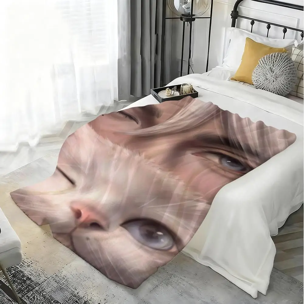 R-Romance Clubs Game Throw Thick Flannel Blanket Lightweight Warm Cozy Skin-Friendly Throw for Sofa Bed Office Winter Use