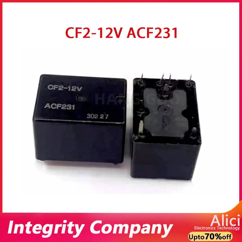 (1-5 قطع) الأصلي CF2-12V ACF231 12VDC CF2-12V-H15 ACF231 12 فولت 8 دبوس مرحل السيارة