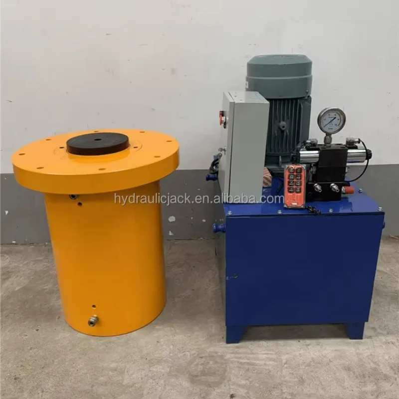 

China High Quality 100t 150t 200t Hydraulic Double Acting Hydraulic Press Cylinder