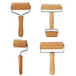 Rolling Pin Pastry and Pizza Baker Roller Wooden Baking Kitchen Utensils Pastry Rolling Pin Pie Rolling Roller