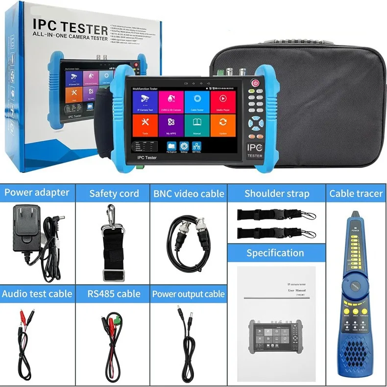8K Engineering Treasure IPC9800CADHPro Digital Network Analog Coaxial High-resolution Video Surveillance Comprehensive Tester
