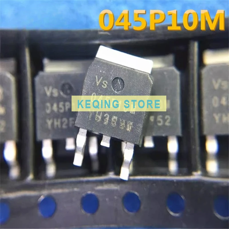 10PCS Used+Not NEW+Send after Measure Original imported VS045P10M 045P10 TO-252 P channel MOS transistor 100V 45A