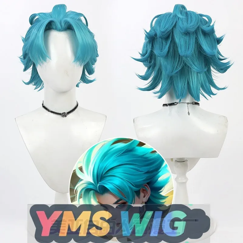 

【YMS WIG】Парик для косплея «Breaking Sword Yasuo» с линией волос и многослойными обратными завитками