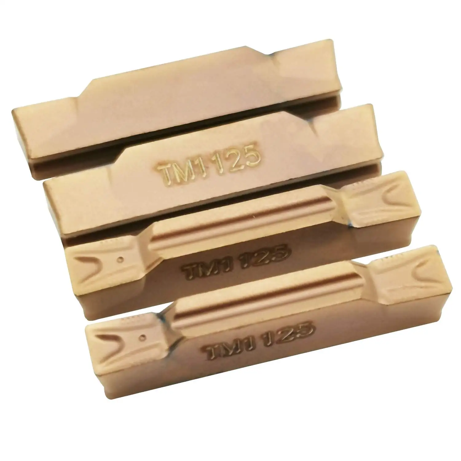 10PCS N123H2-0400-0004-TF/N123H2-0400-0004-TM 1125 4mm Cutting Width PVD (Ti,Al) N Coated CNC Carbide Turning Grooving Inserts