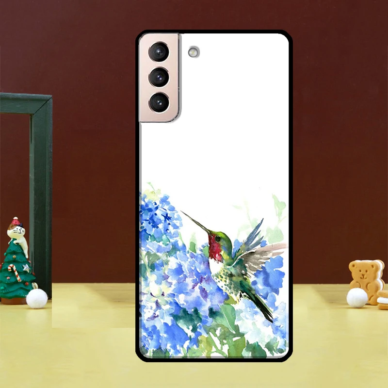 Hummingbird Case For Samsung Galaxy S23 S21 S22 Ultra S8 S9 S10 Note 10 Plus Note 20 Ultra S20 FE Cover