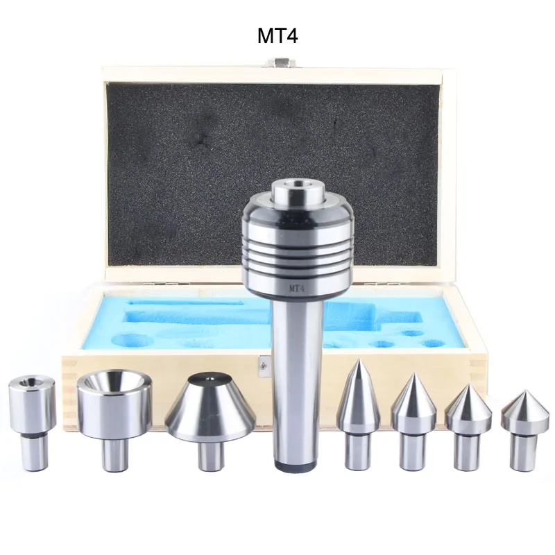 MT3 MT4 MT5 Morse CNC Lathe Rotary Center Standard Double Cone Head Live Center For Morse Turning Center Double Top Center