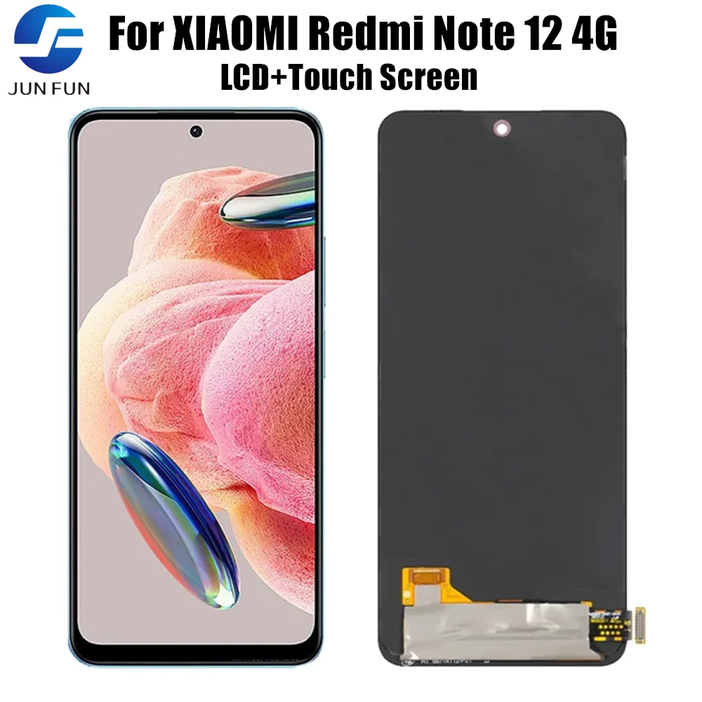 

OriginalDisplay for Xiaomi Redmi Note 12 4G 23021RAAEG 23021RAA2Y lcd display screen digitizer Assembly Replacement Repair Parts