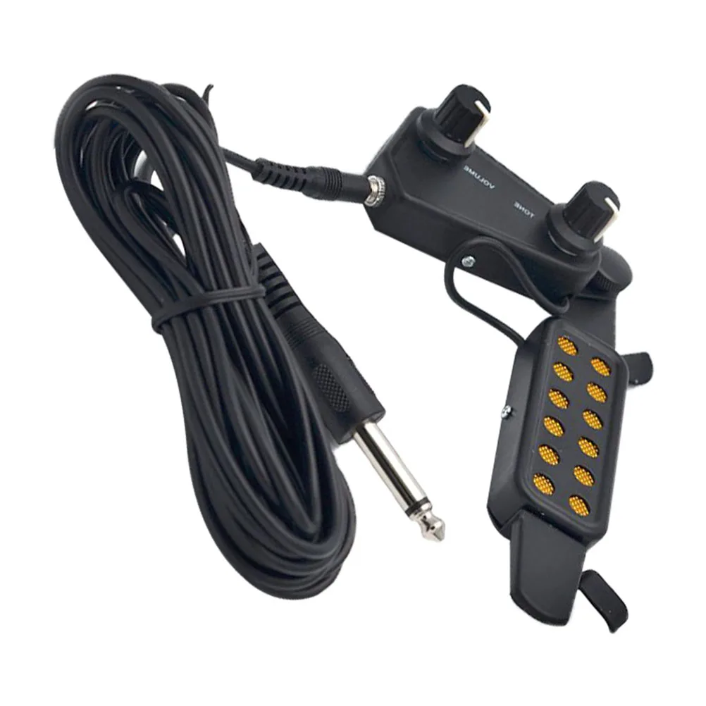 

Durable Acoustic Guitar Pickup Volume Tone Control Feedback Resistance Clear Sound Long Lasting Material Music Lover Gift Guitar