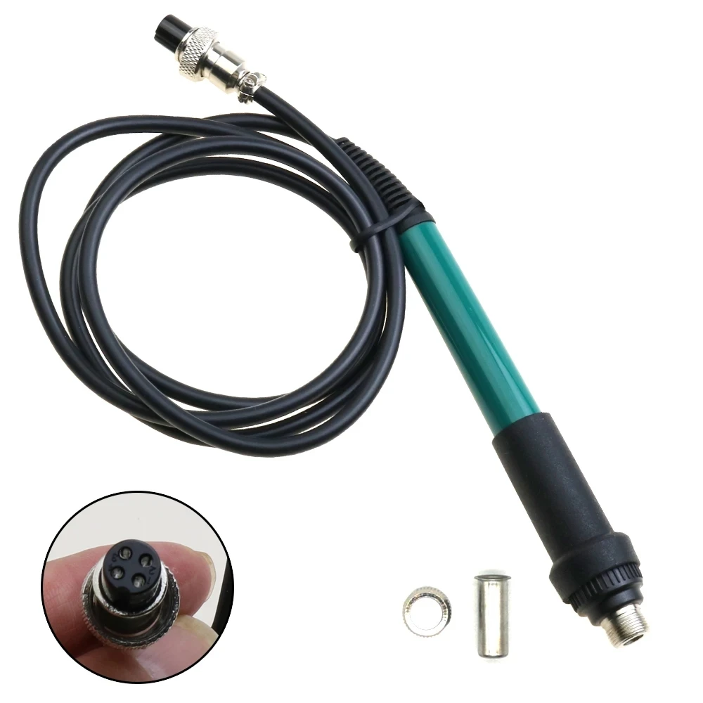 4-контактный T12-907, зеленая ручка 1,1 м для STM32 T12-952/828/726/951/942, паяльная станция, температура, цифровой электрический инструмент для ремонта