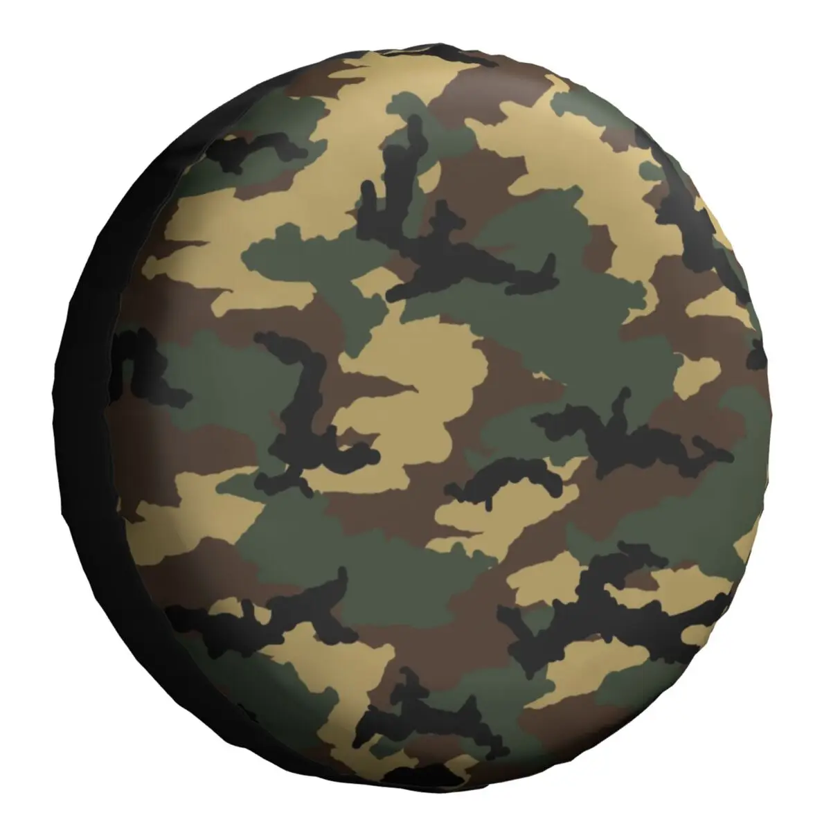 Woodland Camo Spare Tire Cover Case for Jeep Military Army Camouflage Car Wheel Protectors Accessories 14\