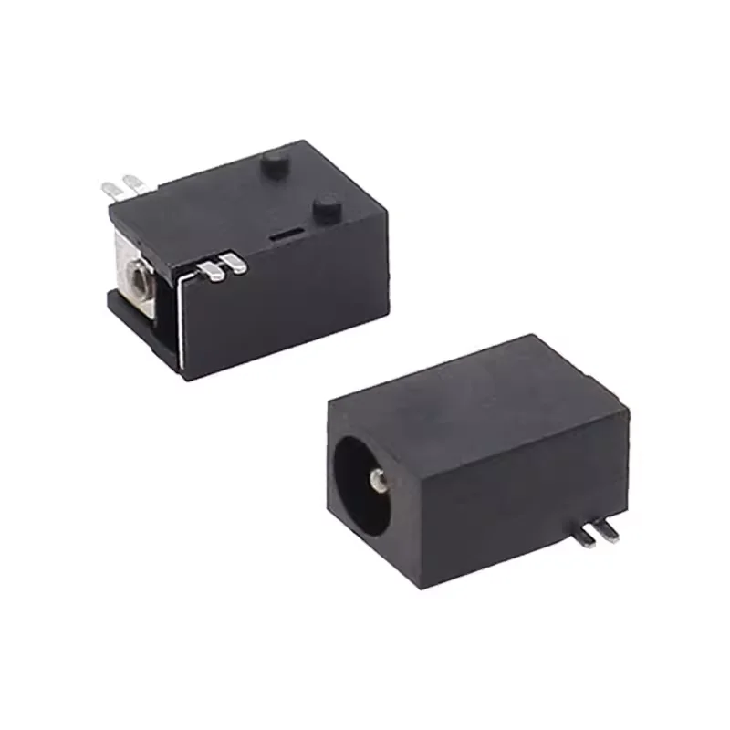 Dc-047 Power socket 3.5*1.3 pin DC connector Female 2-pin patch horizontal DC charging base