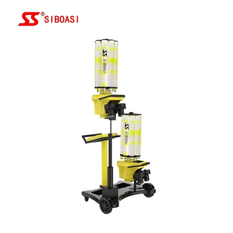 S8025A SIBOASI High Quality Choice Badminton Launcher Badminton Serve Machine Badminton Feeding Machine