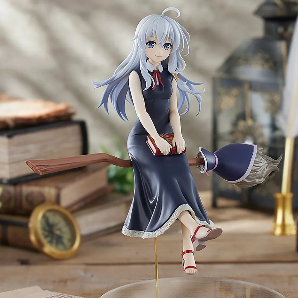 In Stock Original Good Smile Company Pop Up Parade - L  Majo No Tabitabi - Elaina Anime Figure Action Figure Model Decoration