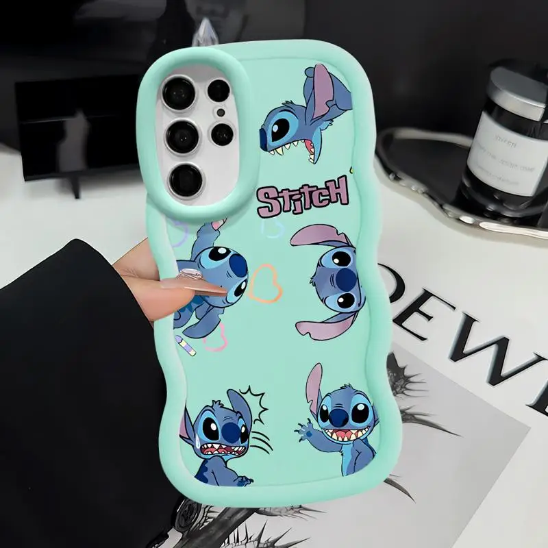 Disney Stitch niedlichen Fall für Samsung Galaxy S24 S22 Ultra S23 S21 S20 Fe A23 4G A32 A33 A53 A25 A24 A54 A73 A55 5G Softcover