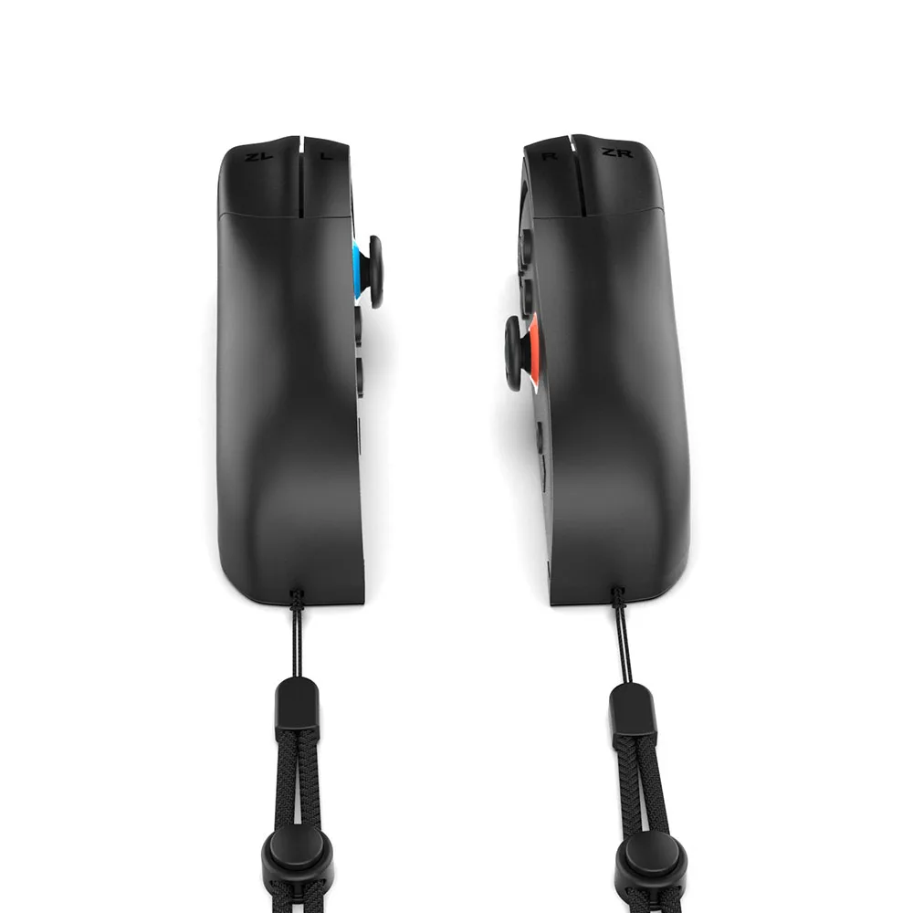 2 قطعة قبضة الماوس للتبديل 2 حافظة لعبة الملحقات Joy Con 2 اليسار اليمين تحكم سطح المكتب وضع الماوس حامل ث/قبضة الإبهام قبعات