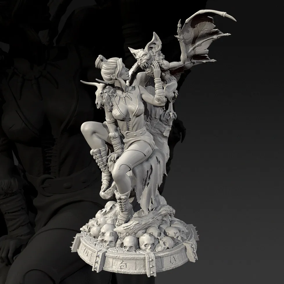 

Overall heights 38mm 50mm 75mm Resin model kits figure beauty colorless and self-assembled (3D Printing ) TD-7754/3D