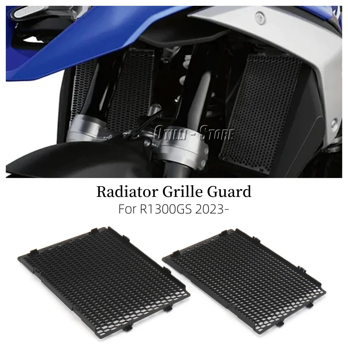 

Для BMW R1300GS ADV R 1300 GS Adventure R1300GSA 2023 2024, новая решетка радиатора мотоцикла, защитная крышка бака для воды, решетка