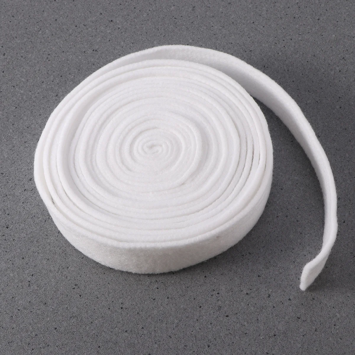 

Amosfun Ribbon Bows Christmas Wreath Decor Felt Burlap Tree Trimming Craft Xmas Tassel Wired White Garland Decoration