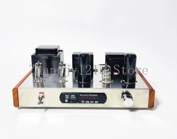 12W+12W 6F2 Push 6P1 Push-Pull Tube Amplifier Full-Bridge Rectification 6F2 + Kit/Finished