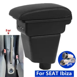 For SEAT Ibiza III 2001-2008 Armrest Box For Seat Ibiza 6j Ibiza 6L Car Armrest Storage Box Dedicated Retrofit Car Accessories