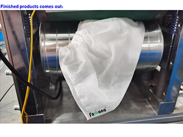 YUGONG Forbona Good Price Fully Auto Professional Non Woven Surgical Dress Machine Shoe Cover Making Machine