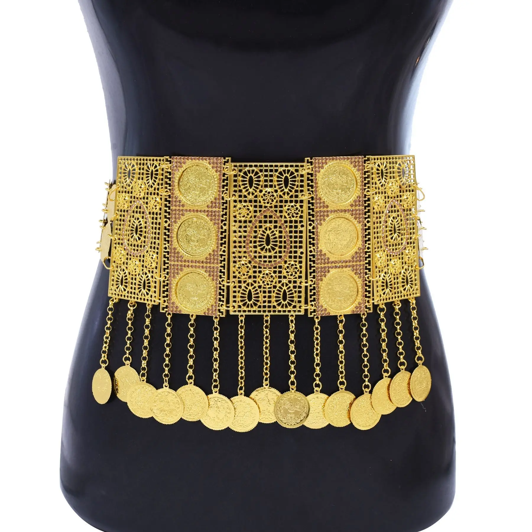New French Dubai High-end 24K Gold Plated Belt for Elegant Wedding Engagement Party Jewelry for Lovers  888