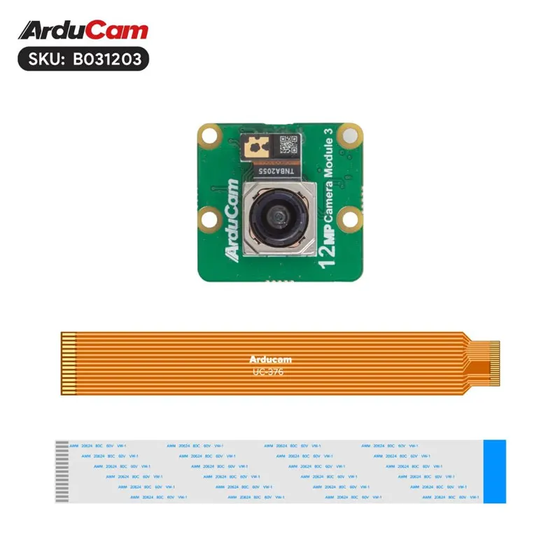 ArduCam 12MP IMX708 NoIR Wide-Angle Camera Module 3, Autofocus PDAF & HDR, for Raspberry Pi
