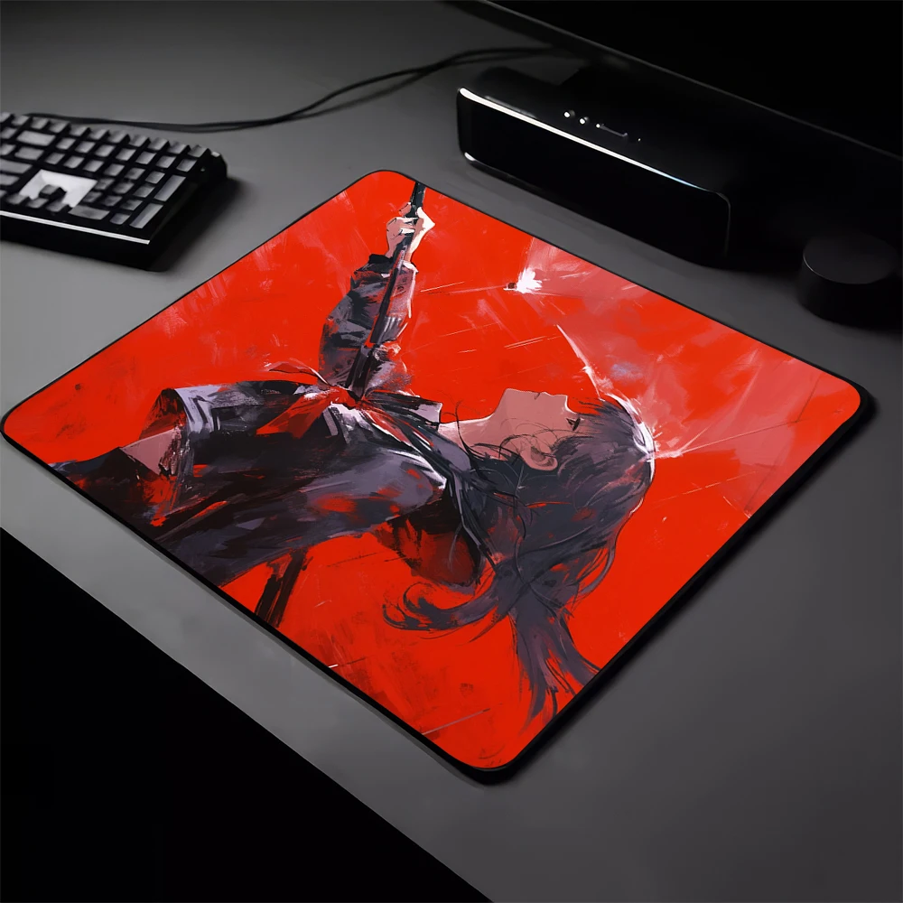 

E-Sports Mouse Pad Gamer Balance Gaming Mousepad Anime Girl Mouse Mat Laptop Desk Mat Professional Keyboard Pad HD Print Carpet