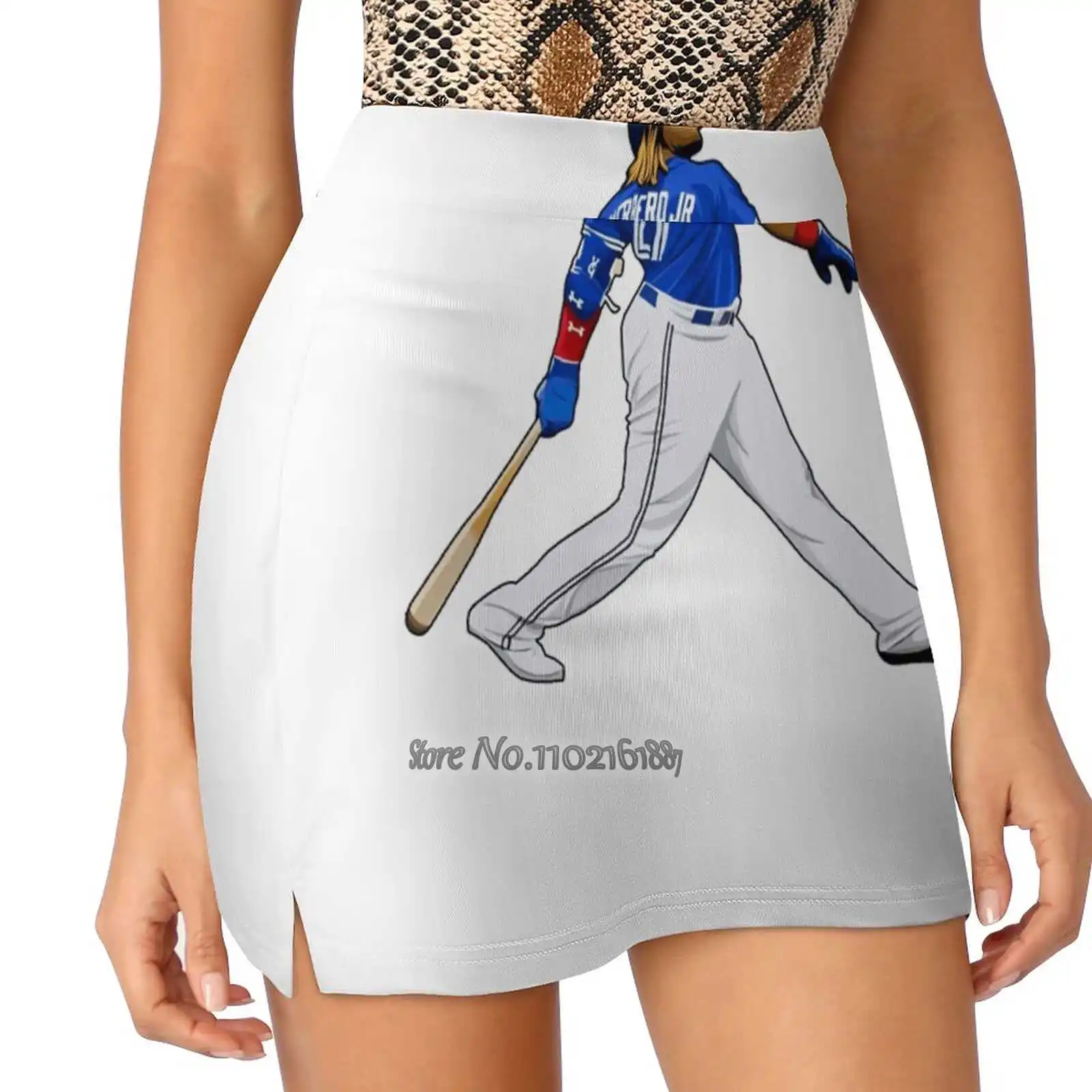 

Vladimir Guerrero Jr. Hits Women Mini Skirt Two Layers With Pocket Skirts Sport Fitness Running Skorts Vladimir Guerrero Jr