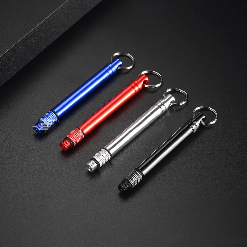 Titanium Outdoor EDC Portable Multi-Purpose Toothpick Bottle Fruit Fork Camping Tool Toothpick Tube Is More Durable Than Floss