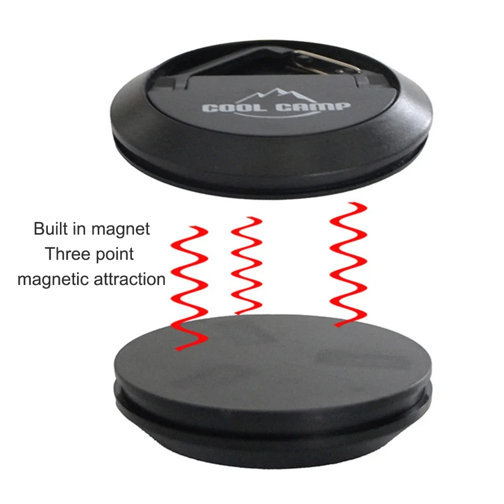 Camping Tent Magnetic Hook Strong Magnetic Snap Clip Lock Buckle Outdoor Tent Canopy Hanging Buckle Hook Travel Outdoor Tools image 5