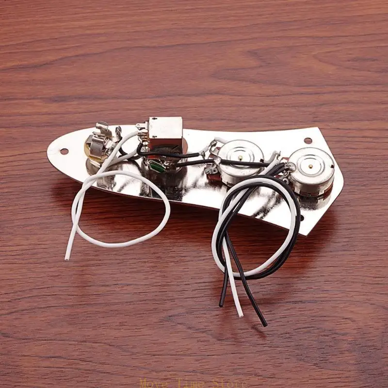 

92ME Vintage Carved Zinc Alloy Prewired Fully Loaded Control Plate for JB Bass