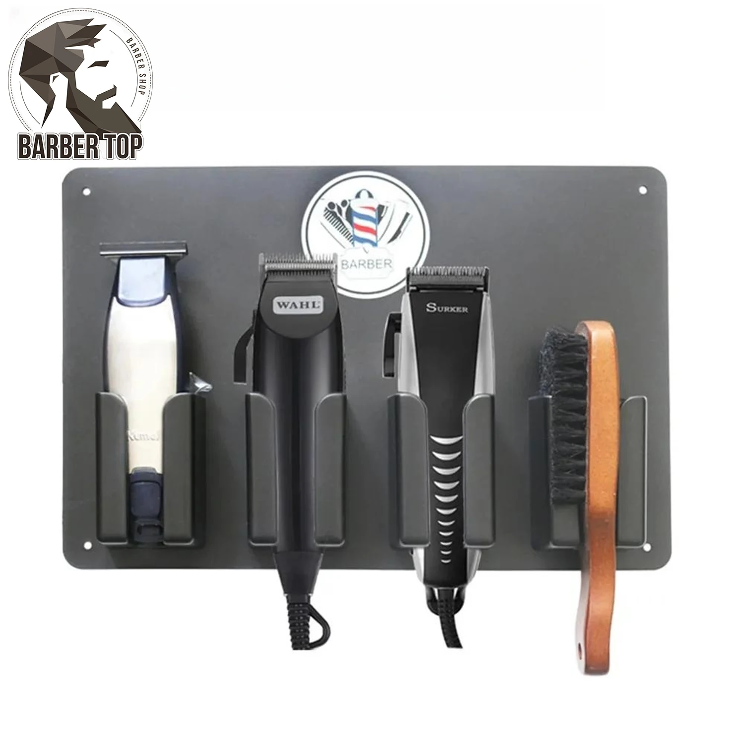 Barbeiro elétrico clipper rack aparador de cabelo barbeador titular resistir ao calor máquina de corte de cabelo suporte parede ferramentas cabeleireiro armazenamento