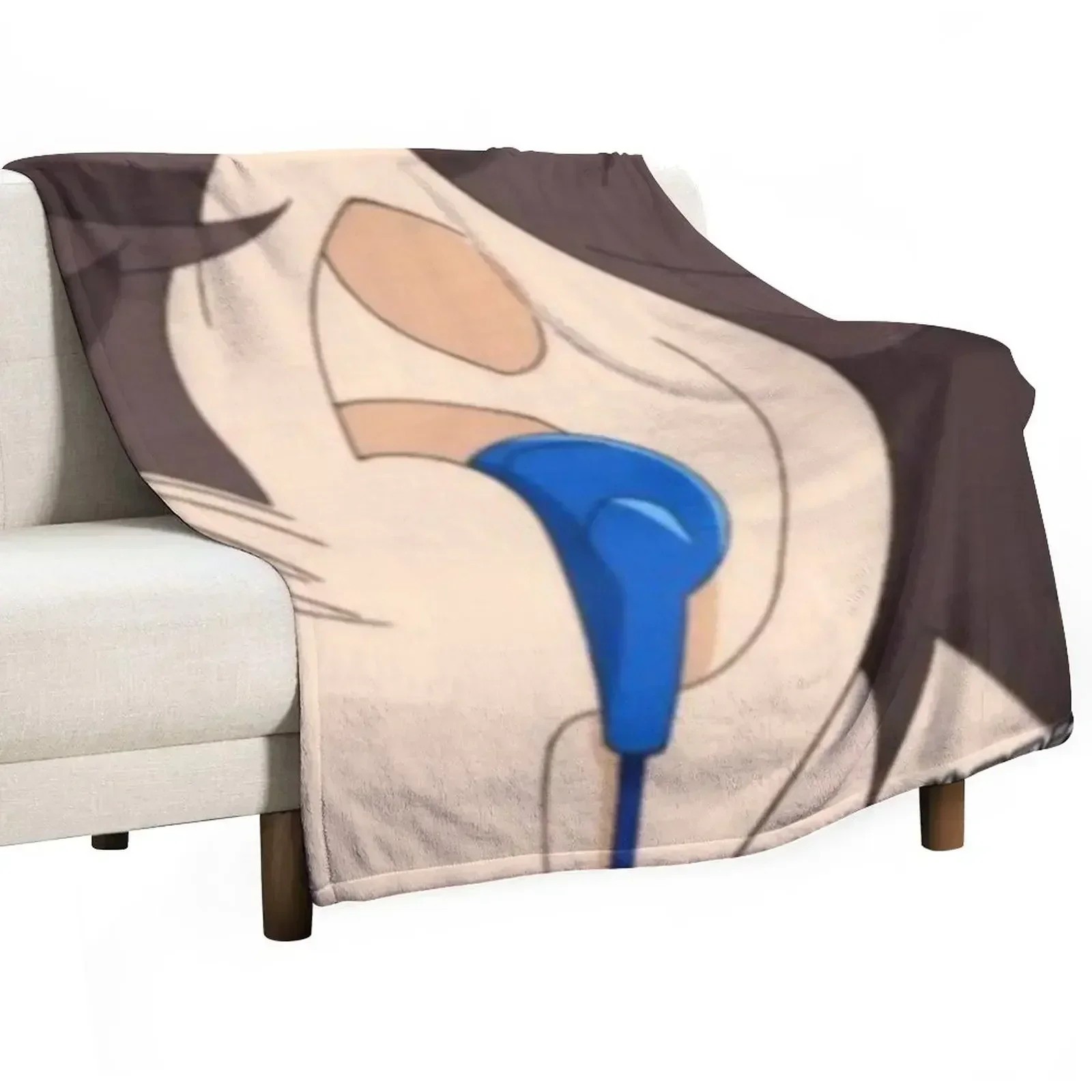 

Oikawa's ear Throw Blanket wednesday christmas decoration Fashion Sofas Blankets