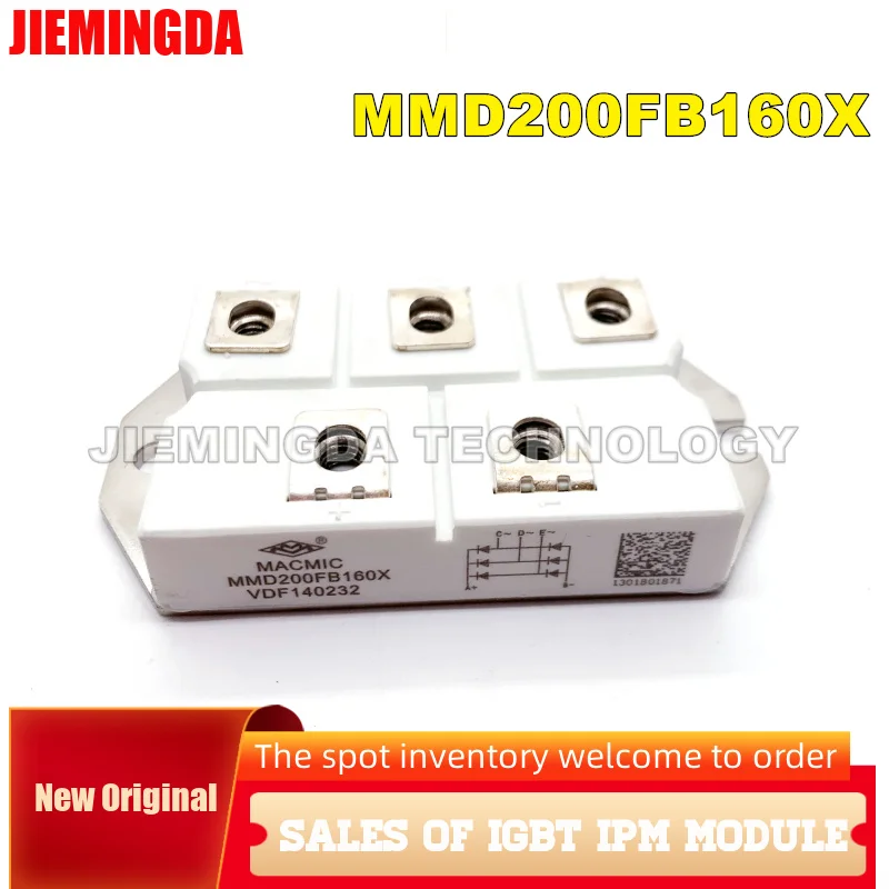 

NEW ORIGINAL IGBT POWER MODULE IN STOCK MMD200FB160X MMD150FB160X MD100S18M5
