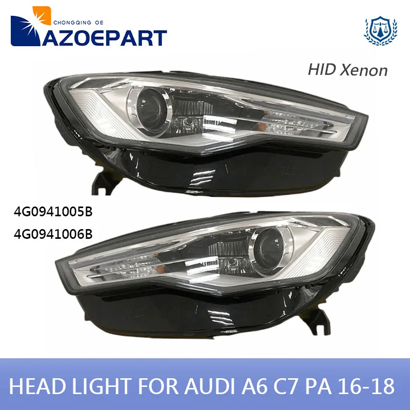 HID Xenon Headlight Head Light  Lamp for Audi A6 C7 PA 2016 2017 2018