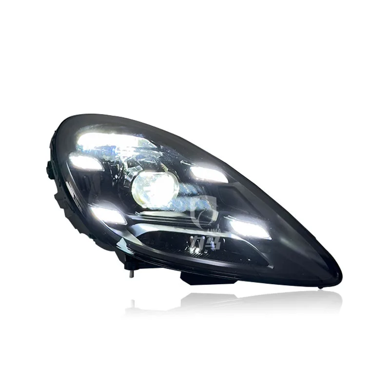 

Front Head Lamp For Porsche 718 Cayman Boxster 982/982C 2016-23 2PCs LED Car Headlight Assembly Plug and Play DRL Headlights