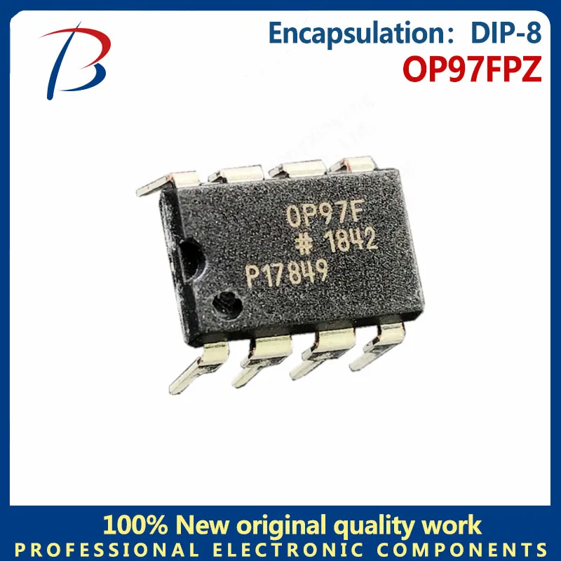 10PCS OP97FPZ silk screen OP97F low power chip precision operational amplifier inserted in DIP-8