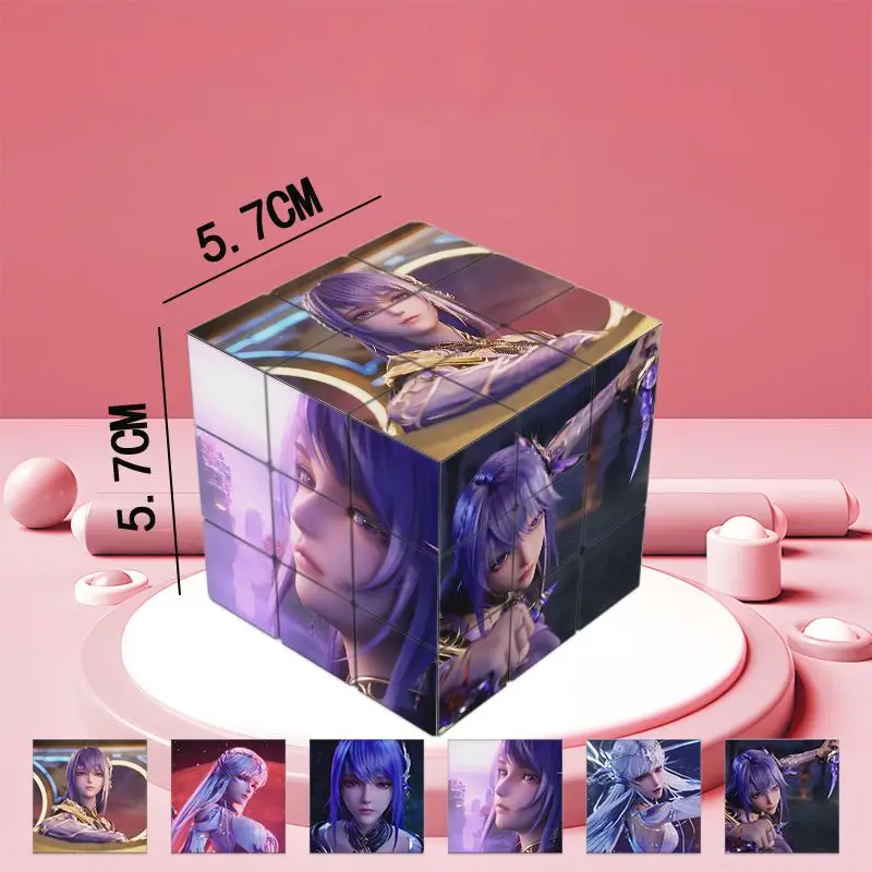 عرش الختم الإلهي أنيمي المكعب السحري الكرتون متعة الإجهاد الإغاثة لغز المهنية السلس سرعة لعبة اللعب الهدايا #2