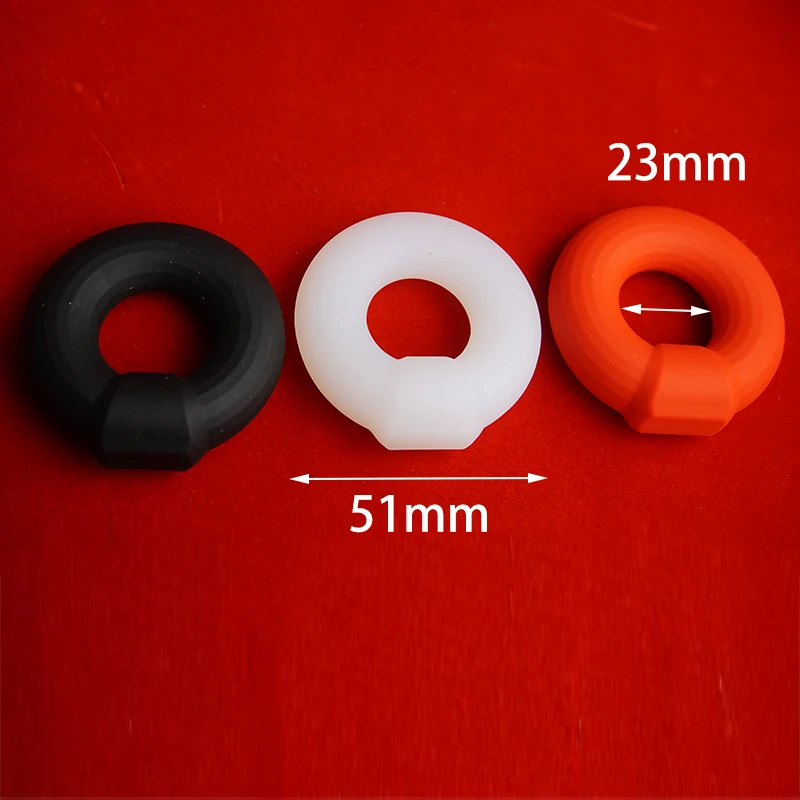 Silicone Penis Enhancer Prolonging Cock Ring Delay Ejaculation Men,Soft Stretchy Cockring Ball Testicles Scrotum Stretcher,CBT