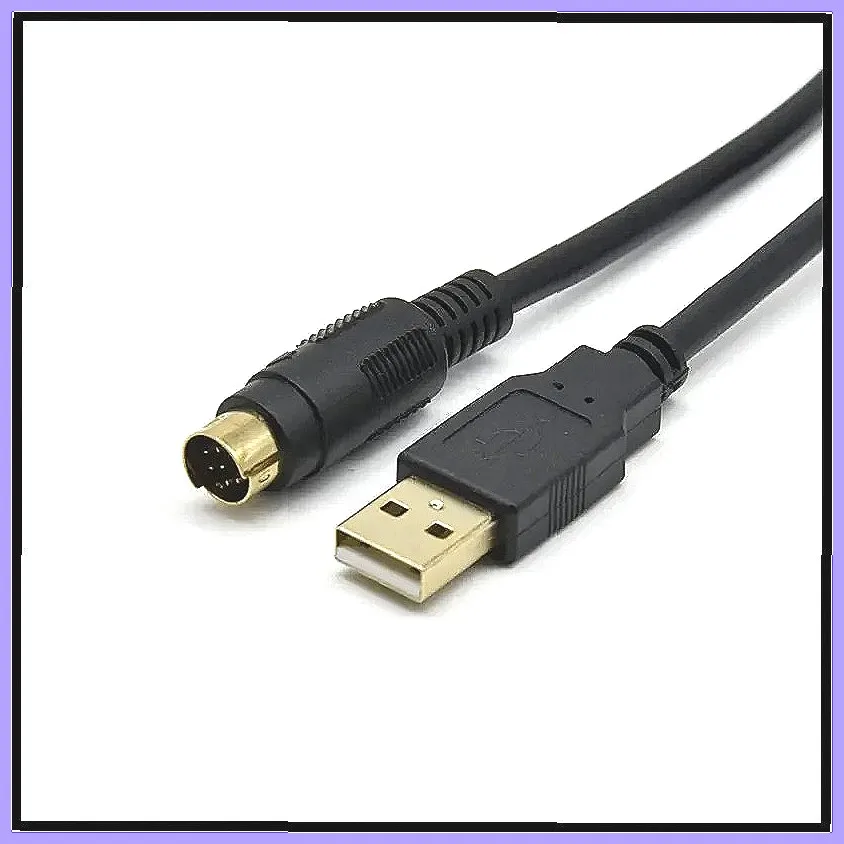 IAI Electric Cylinder USB Programming Cable CNC RCM-101 for ACON PCON SCON PLC Driver Debugging Cable, 1.8m Black