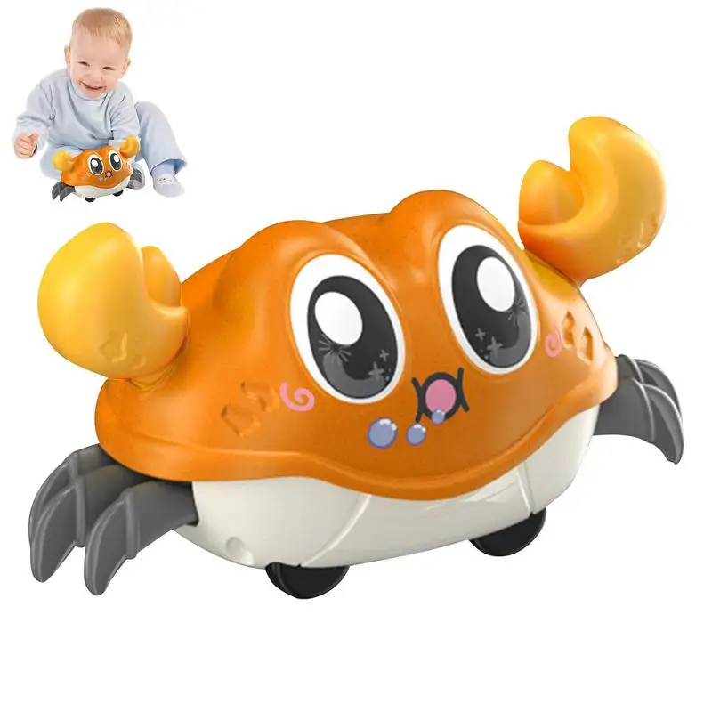 Crawling Crab Baby Toys Cute Crab Baby Toys Interactive Walking Dancing Toy Infant Fun Birthday Gift Entertainment For Over 3