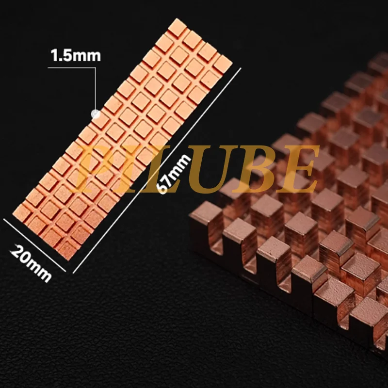 Laird Red Copper Heat Sink for Efficient Thermal Management in Electronics and Industrial Applications Original Product