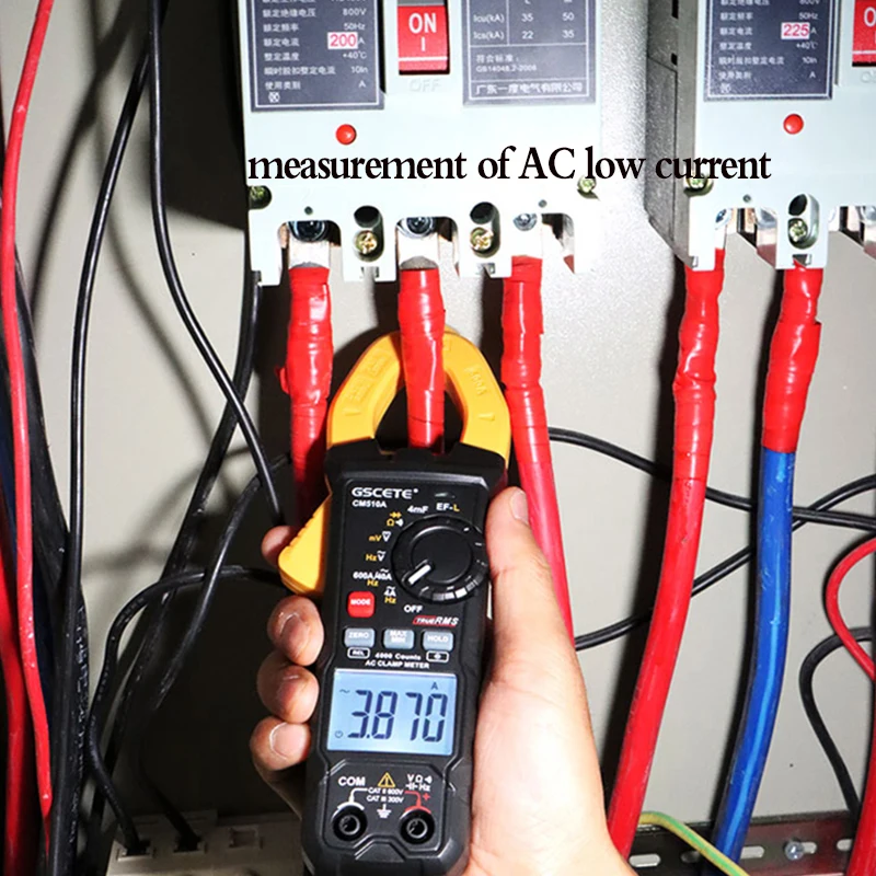 Professional Digital Clamp Multimeter DC/AC Electrician Automotive Tester 400A/500A/600A Current Digital Clamp Meter