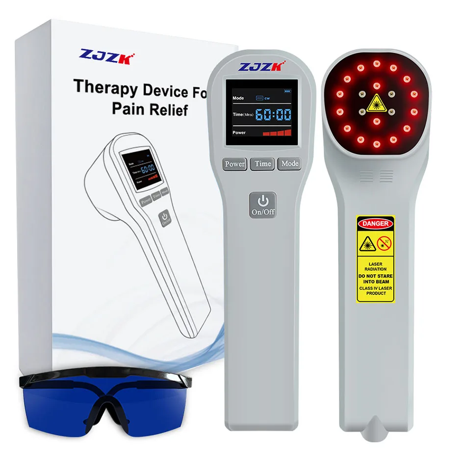 

650nm 808nm Device LLLT Cold Laser Massager Cold Laser Therapy Treatment For Knee Back Waist Neck Joint Pain Relief Home Use