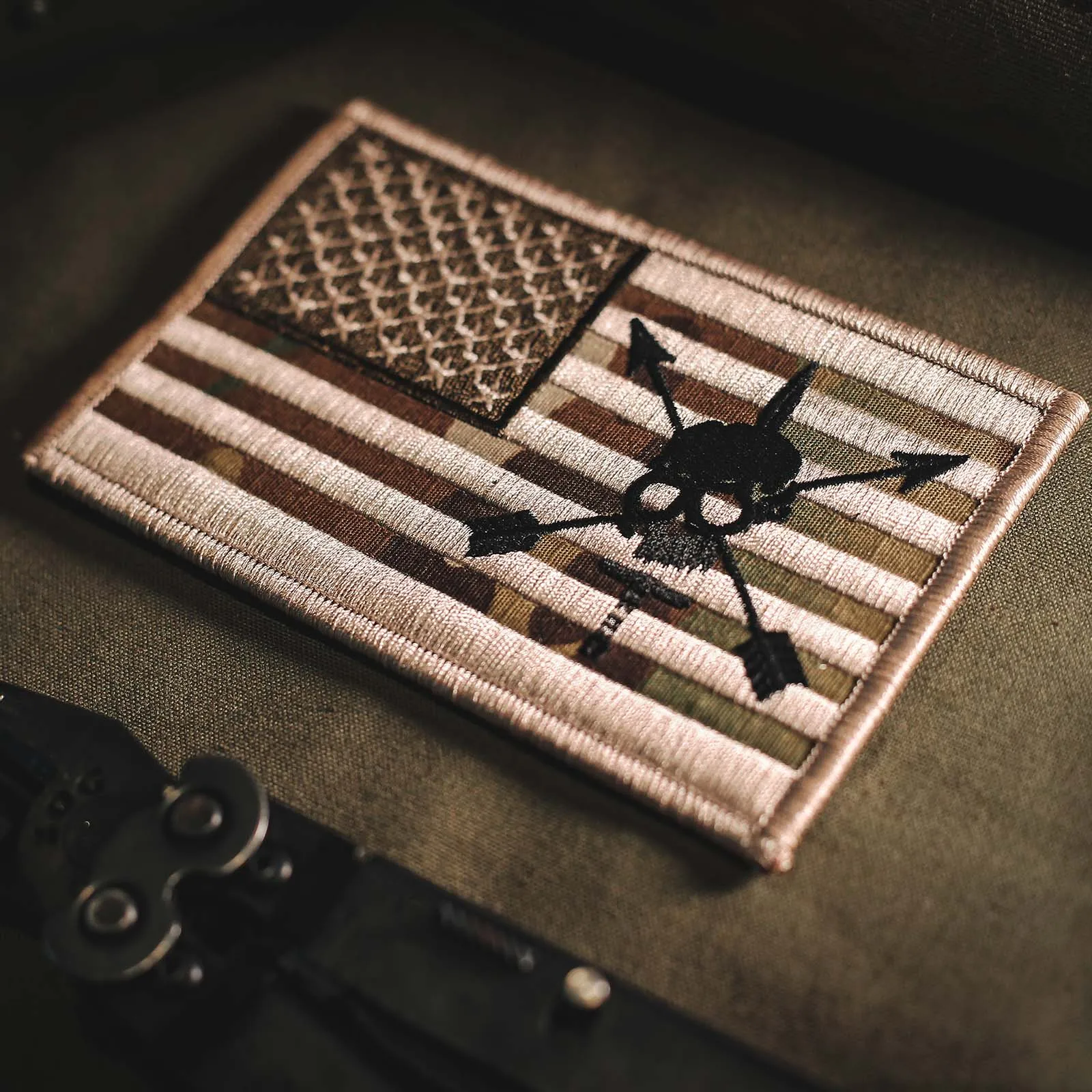 Parche Velcro bandera USA táctico chaleco mochila MOLLE gancho lazo - imagen 4