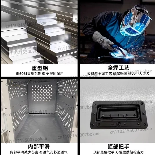 Portable Dog Cage Out Box Folding Aluminum Alloy Medium and Large Dog Cage Pet Car Cage Camping Check Box