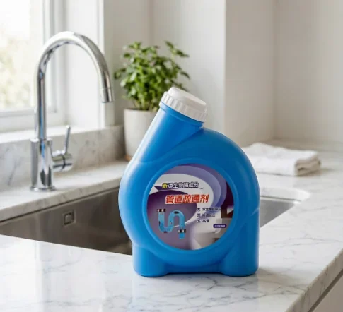 Drain Cleaner 600g, Sewer Pipe Unblocker Powder for Kitchen Sink, Bathroom & Toilet - Dissolves Hair, Grease, Paper & Food Resid